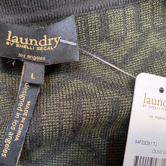 Laundy by Shelli Segal long sleeve knit dress - Picture 8 of 9